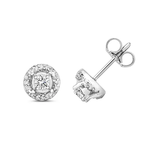 DIAMOND STUD EARRINGS 0.25ct